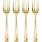 12 Packs: 24 ct. (288 total) Gold Mini Forks by Celebrate It™